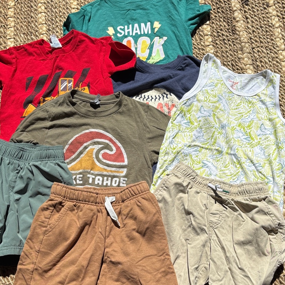 Boys Size 6-7 shorts and shirts